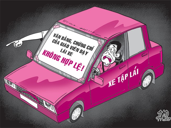 ‘Giáo viên giả’ dạy lái xe: Trách nhiệm thuộc về ai?