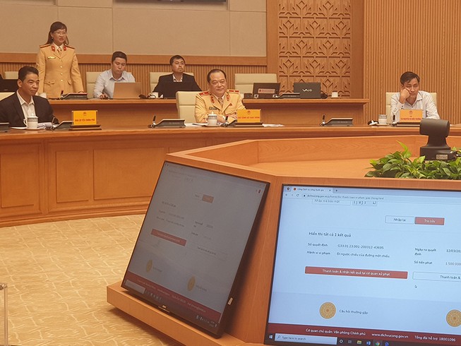 Nộp phạt giao thông trực tuyến tạo môi trường liêm chính