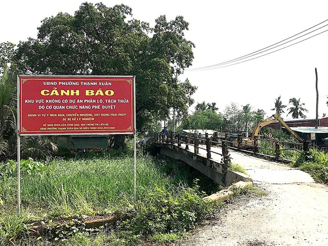 Trám lỗ hổng tách thửa để dẹp dự án ma