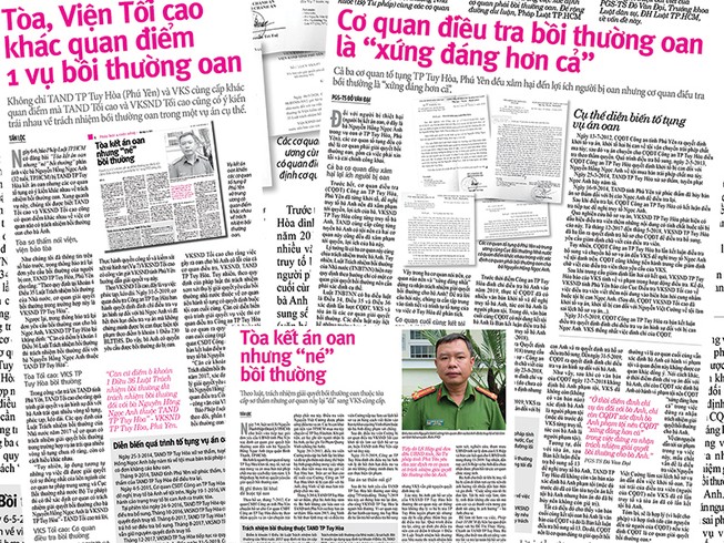 Viện kiểm sát TP Tuy Hòa có trách nhiệm bồi thường oan