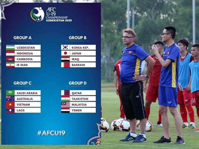 U-19 Việt Nam cùng bảng với nhà vô địch Saudi Arabia