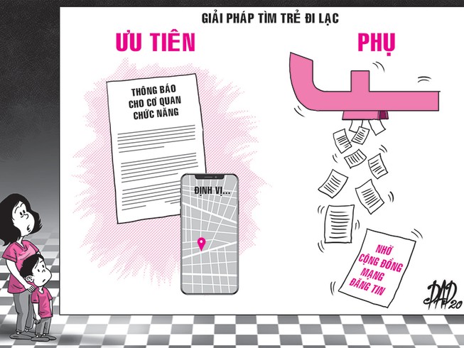 Lợi, hại chuyện lên mạng đăng tìm trẻ lạc
