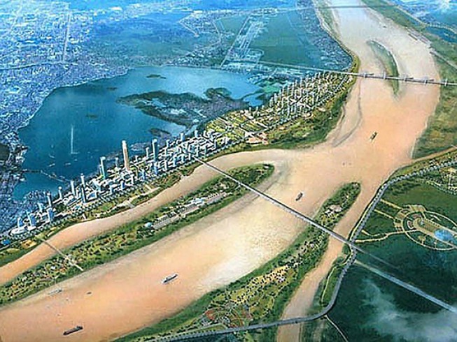Quy hoạch 2 bờ sông Hồng thành các khu đô thị sinh thái