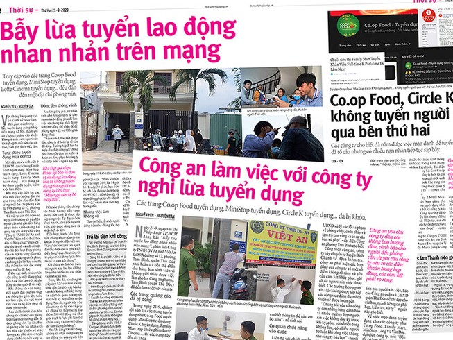 2 lưu ý để không bị lừa khi đi xin việc