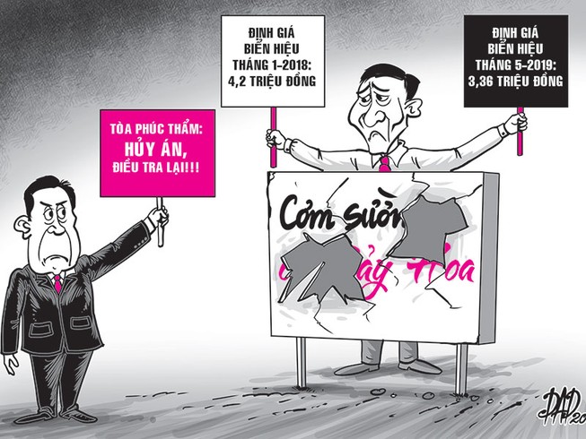 Ly kỳ vụ phá hỏng biển hiệu cơm sườn