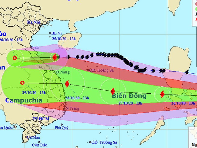 Biển Đông sắp có bão số 9, hướng vào Nam Trung bộ