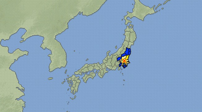 Động đất làm rung chuyển thủ đô Tokyo, Nhật Bản