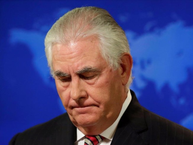 Ông Trump sa thải Ngoại trưởng Rex Tillerson