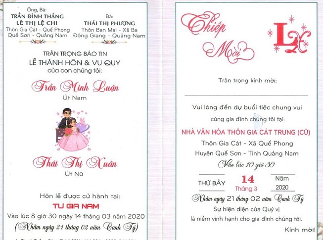 Đôi bạn trẻ hoãn đám cưới vì dịch COVID-19