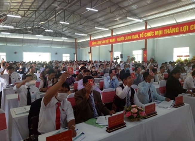 Đại hội Đảng bộ huyện Tây Giang. Ảnh: TN