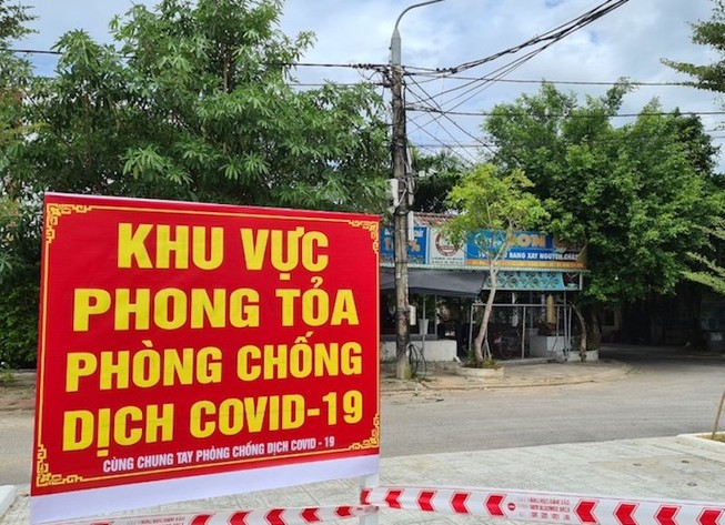Quảng Nam phong toả nhiều khu vực có nguy cơ cao lây nhiễm COVID-19. Ảnh: TN
