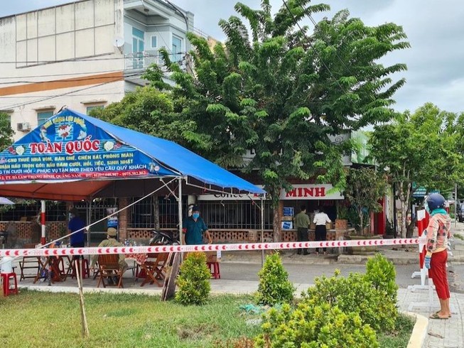 Tỉnh Quảng Nam đã phong tỏa nhiều khu vực có ca nhiễm COVID-19. Ảnh: TN
