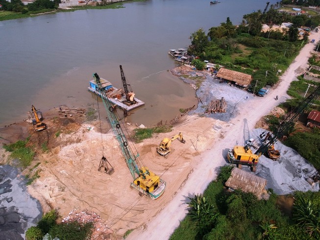 Lập đoàn kiểm tra sau vụ sạt lớn ở sông Sài Gòn