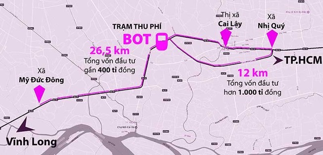 Bộ Giao thông Vận tải họp báo về Trạm BOT Cai Lậy
