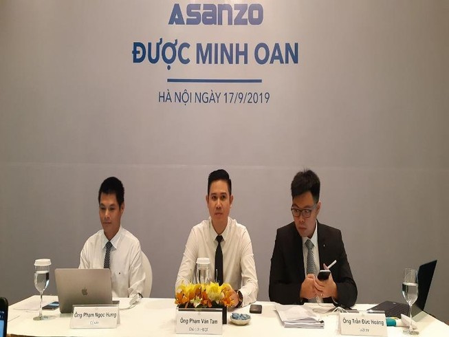 Thực hư chuyện Asanzo họp báo công bố kết luận thanh tra