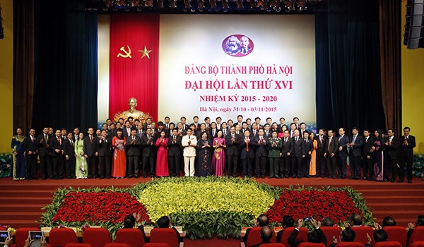 Hà Nội ra mắt Ban Chấp hành Đảng bộ khóa mới 74 người