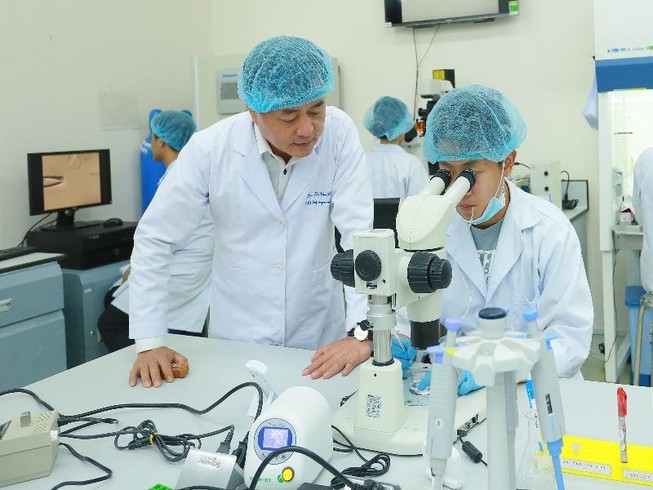 Cùng thầy trò GS Nguyễn Văn Thuận chờ 'khai sinh' bò nhân bản