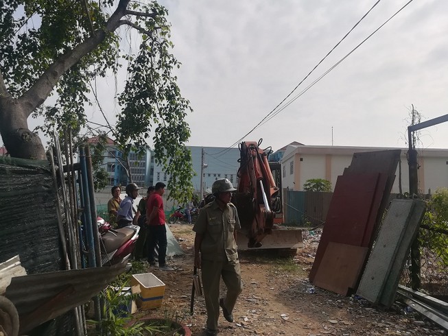 Tháo dỡ 20 công trình không phép ở phường Linh Trung, Thủ Đức