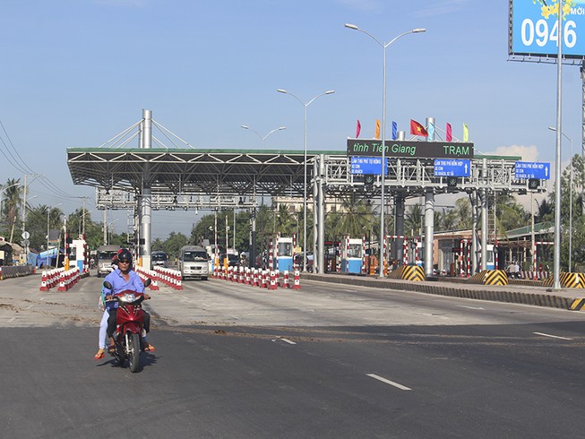 Trạm thu phí tuyến tránh Cai Lậy hoạt động từ ngày 1-8