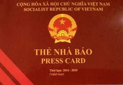 Bộ Thông tin và Truyền thông thu hồi 4 thẻ nhà báo