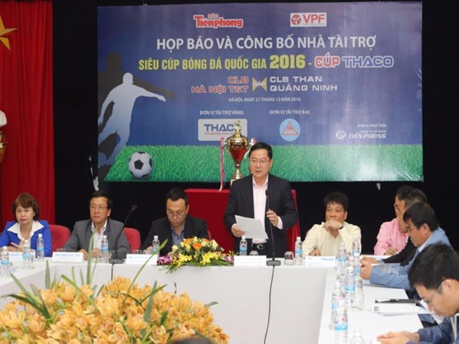 Siêu cúp bóng đá quốc gia tăng giá trị tiền thưởng