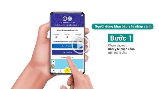 Chính thức vận hành hệ thống khai báo sức khỏe du lịch