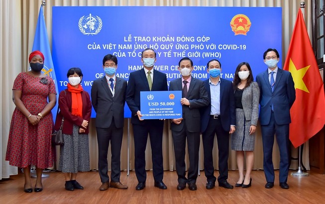 Việt Nam ủng hộ quỹ ứng phó với COVID-19 của WHO