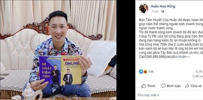 Cục xuất bản đề nghị làm rõ cuốn sách của “Huấn Hoa Hồng“