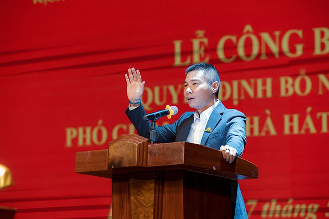 Nghệ sĩ Công Lý nhậm chức phó giám đốc Nhà hát Kịch Hà Nội