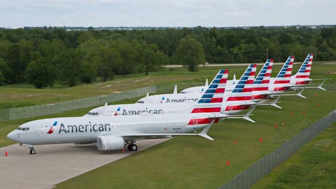 Hàng không Mỹ tiếp tục 'trùm mền' Boeing 737 MAX
