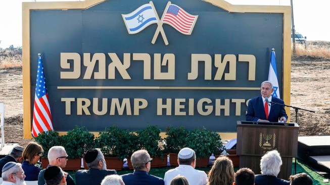 Ông Trump chính thức 'có chỗ' ở Cao nguyên Golan