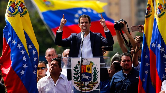 Mỹ mở Văn phòng Ngoại giao Venezuela ủng hộ ông Guaido