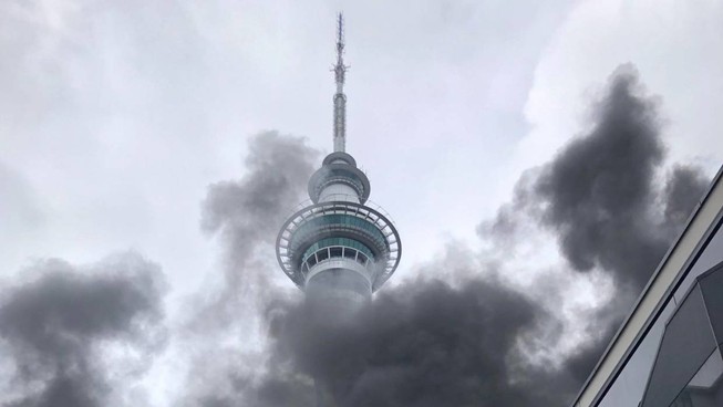 New Zealand: Trung tâm hội nghị đang xây dựng bốc cháy dữ dội