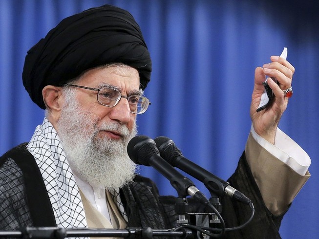 Lãnh tụ tối cao Iran, Đại giáo chủ Ali Khamenei. Ảnh: AP