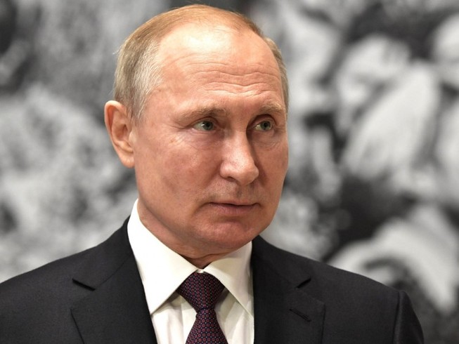 Tổng thống Nga Vladimir Putin. Ảnh: BLOOMBERG