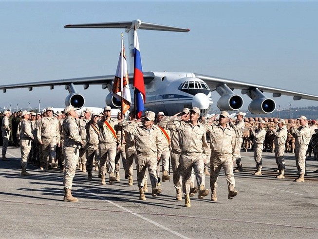 Căn cứ không quân Hmeimim của Nga ở Syria bị tấn công ngày 19-1. Ảnh: RUSSIAN MILITARY