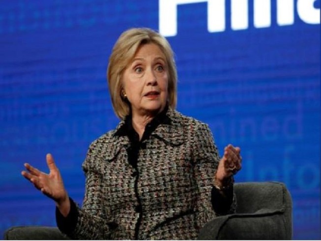 Bà Hillary Clinton. Ảnh: REUTERS