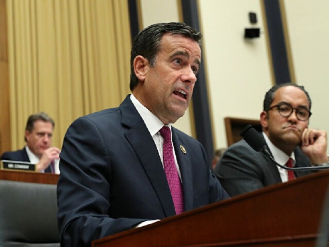 Nghị sĩ John Ratcliffe được Tổng thống Donald Trump đề cử vào vị trí Giám đốc Tình báo Quốc gia. Ảnh: REUTERS