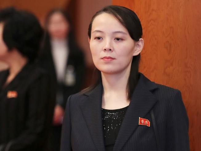 Bà Kim Yo-jong gọi phản ứng của Hàn Quốc là hành động vô nghĩa. Ảnh