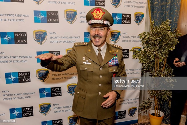 Tham mưu trưởng quân đội Ý Salvatore Farina. Ảnh: GETTY IMAGES
