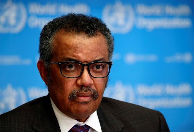 Tổng giám đốc WHO Tedros Adhanom Ghebreyesus. Ảnh: REUTERS