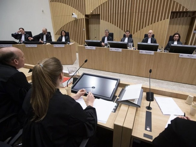 Phiên tòa liên quan vụ rơi máy bay MH17 bắt đầu ngày 9-3 tại The Hague (Hà Lan). Ảnh: AP