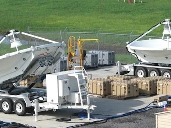 Hệ thống Chống Liên lạc (CCS) tại căn cứ Không quân Mỹ Peterson. Ảnh: SPUTNIK