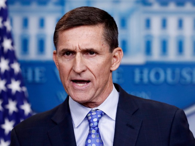 Cựu Cố vấn an ninh quốc gia Mỹ Michael Flynn. Ảnh: AP