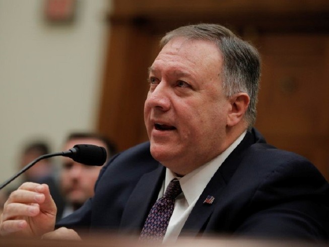 Ngoại trưởng Mỹ Mike Pompeo. Ảnh: REUTERS