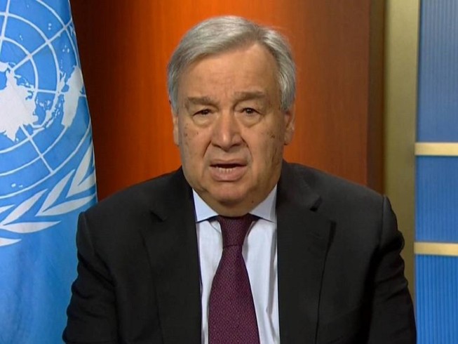 Tổng Thư ký Liên Hiệp Quốc Antonio Guterres. Ảnh: TWITTER