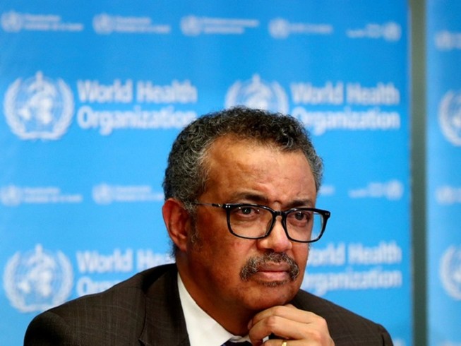 Tổng Giám đốc WHO Tedros Adhanom Ghebreyesus. Ảnh: REUTERS