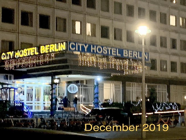 Hình ảnh khách sạn City Hostel Berlin (được cho là sở hữu của Triều Tiên) hồi tháng 12-2019. Ảnh: TWITTER