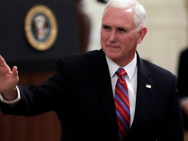 Phó Tổng thống Mỹ Mike Pence tham dự một sự kiện cộng đồng ở thủ đô Washington, Mỹ hồi tháng 11-2019. Ảnh: AFP