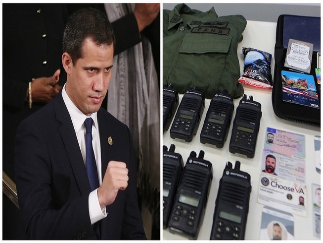 Lãnh đạo phe đối lập Venezuela Juan Guaido được cho là đã gặp người đứng đầu Silvercorp USA - công ty tổ chức cuộc đột kích Venezuela. Ảnh: RT
